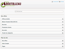 Tablet Screenshot of boutolleau.com